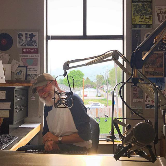 Craig Johnson, radio host in the studio - Missoula, MT