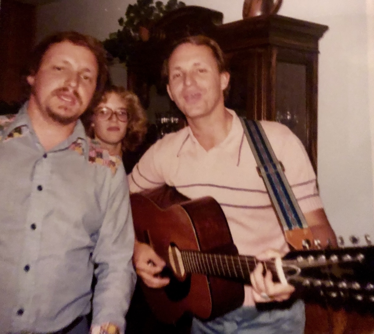 Dennis, Diane, and Curt Mathson singing