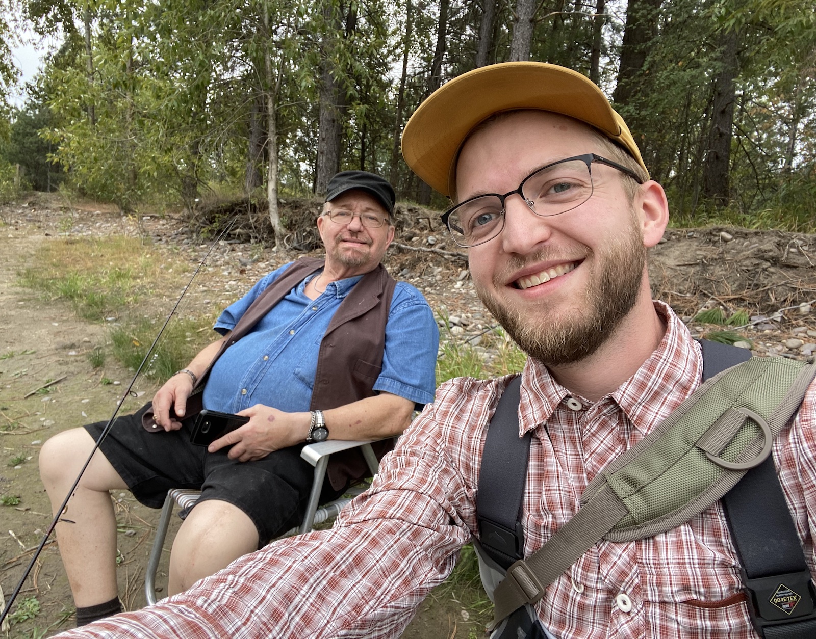 Scott and Dennis fishing photo